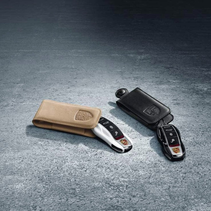 Porsche Key Pouch In Leather