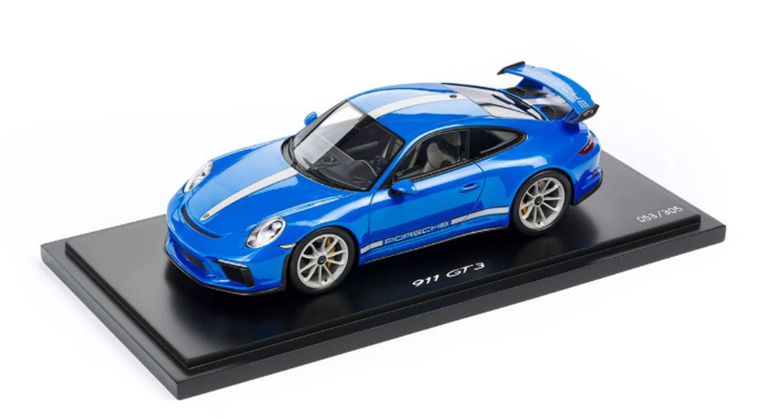 Porsche 911 GT3 (991) Arrow Blue 1:18 Scale Model Car