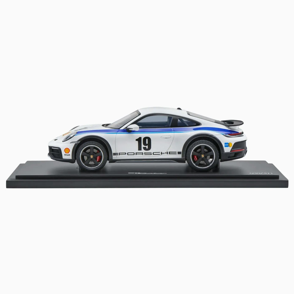 Porsche 911 Dakar (992) , 1:18 Scale Model Car - Rally 1974 Design