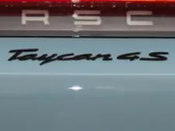 Porsche Taycan 4S Painted Model Designation (Black)