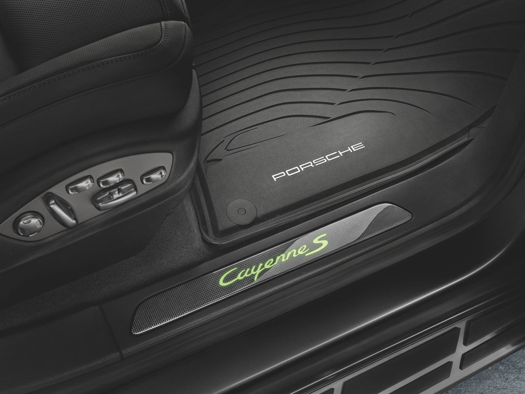 Porsche All-weather Floor Mats - Cayenne E2 - WITH 4-zone climate cotrol