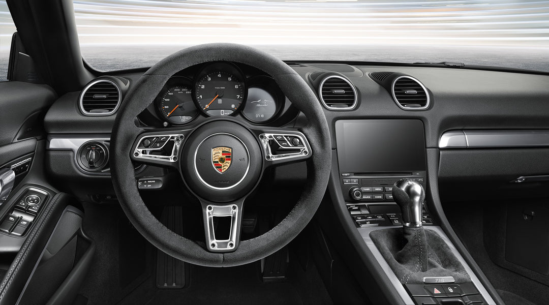 Porsche (982) 718 Boxster / Cayman Gear Shift Lever / Shifter Knob in Alcantara