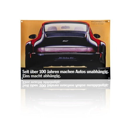 Porsche Classic Enamel Sign - 964-4 Jubilee
