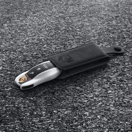 Porsche Key Pouch In Alcantera