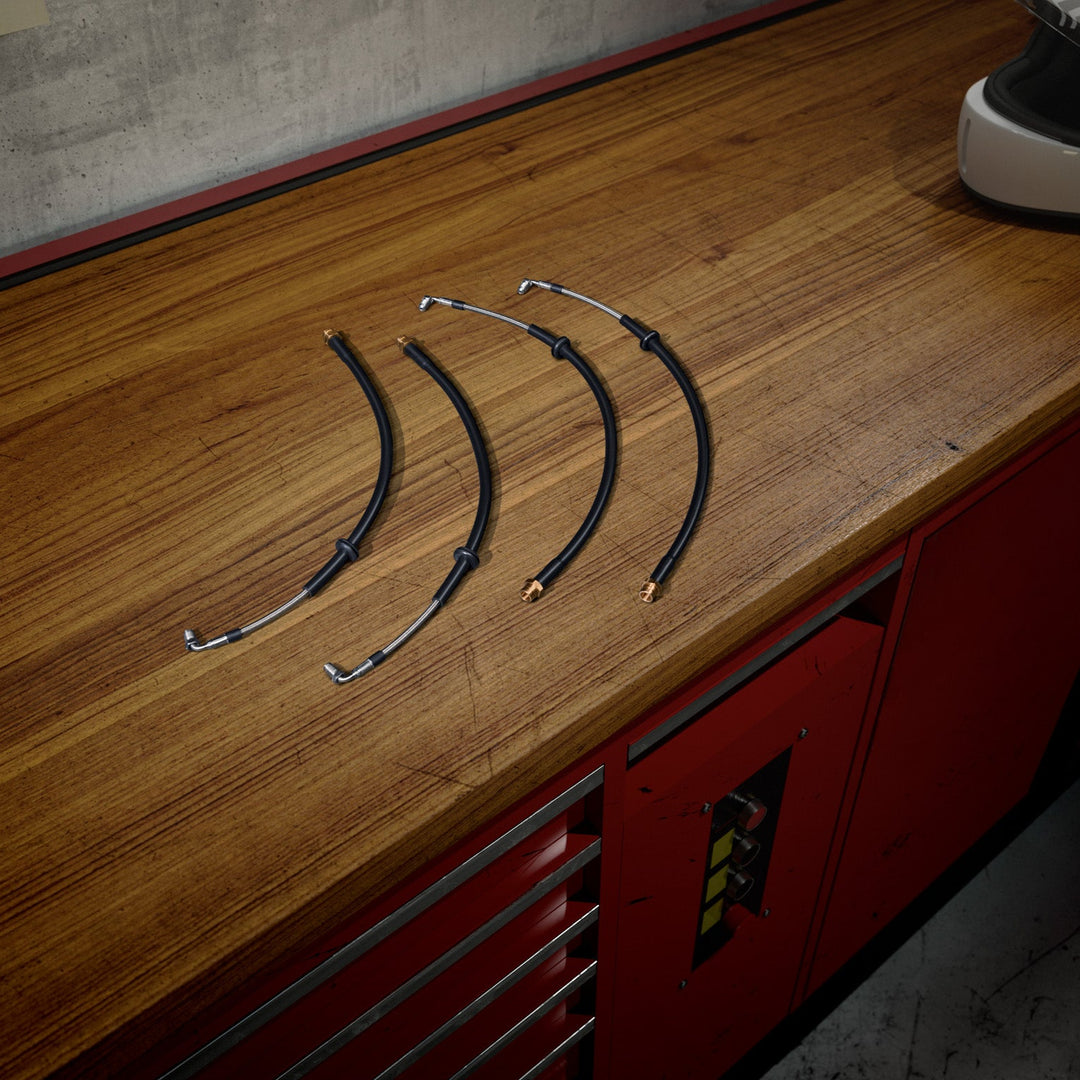 Porsche x Manthey GT3 (992) Steel-Sheathed Brake Line Set