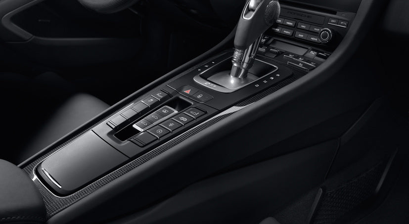 Porsche Carbon Center Console Trim