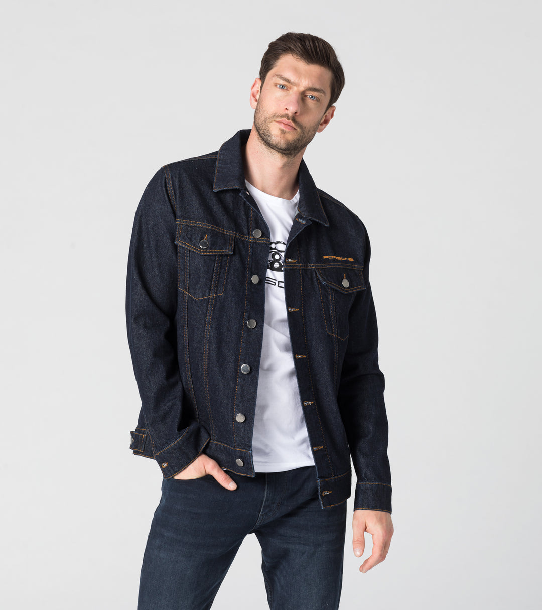 Porsche Men's Denim Jacket - Essential