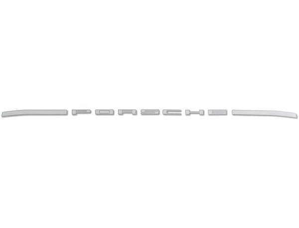 Porsche Classic "Porsche" Rear Logo (924 and 944) - Silver Coloured