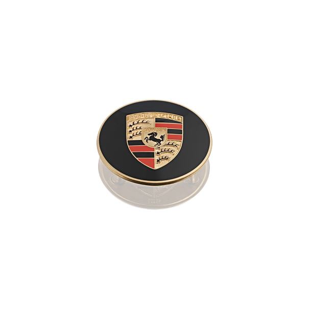 Porsche Classic Hub Cap W/ Embossed Colored Escutcgeon- 356, 911, and 914