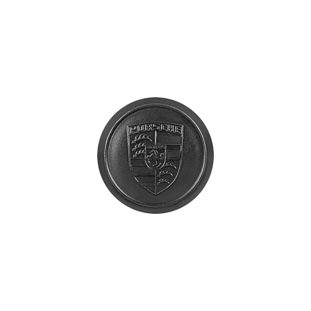 Porsche Classic Black Hubcap- 924