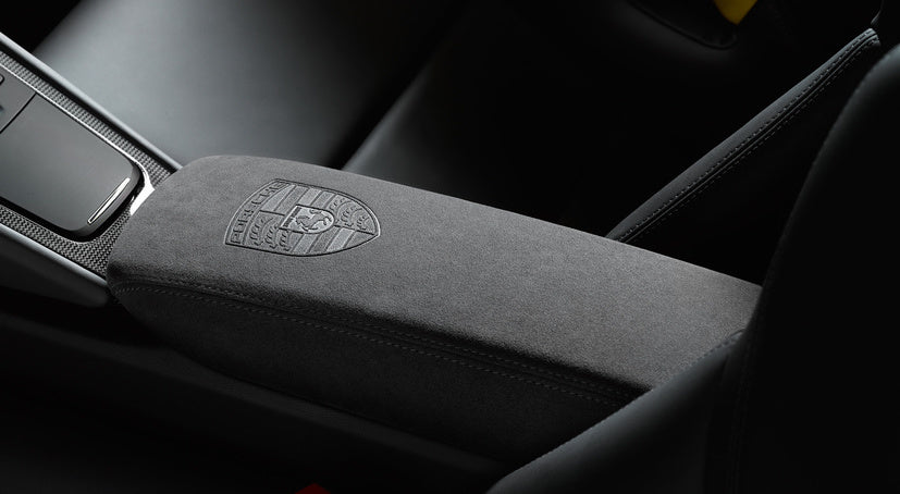 Porsche Lid Of Storage Compartment- Alcantara