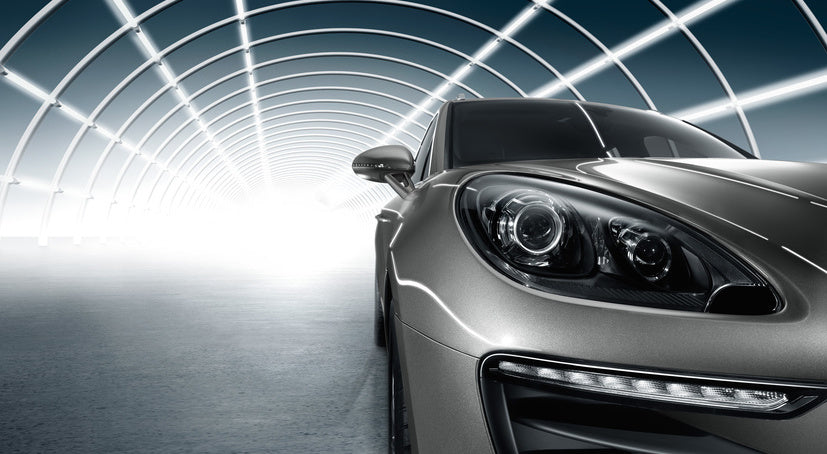 Porsche Bi-Xenon headlights in Black, incl. Porsche Dynamic Light System (PDLS)- Macan I