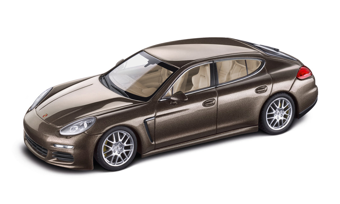 Porsche Panamera S 1:43 Model Car - Chestnut Brown