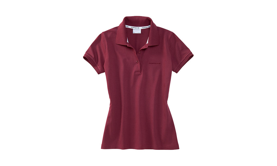 Porsche Women's Classic Polo - Burgundy