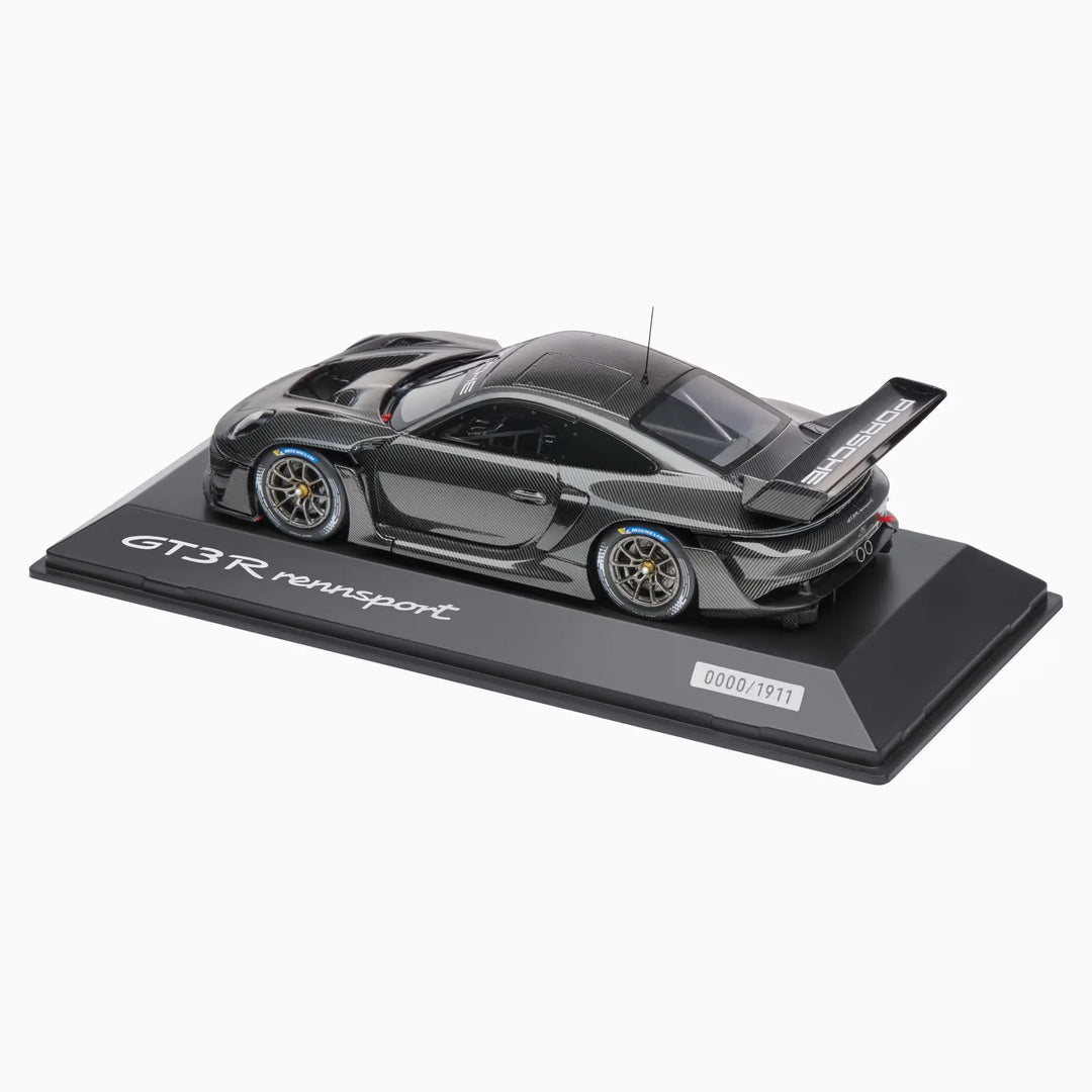 Porsche 911 GT3 R Rennsport "Carbon" 1:43 Scale Model Car - Limited Edition