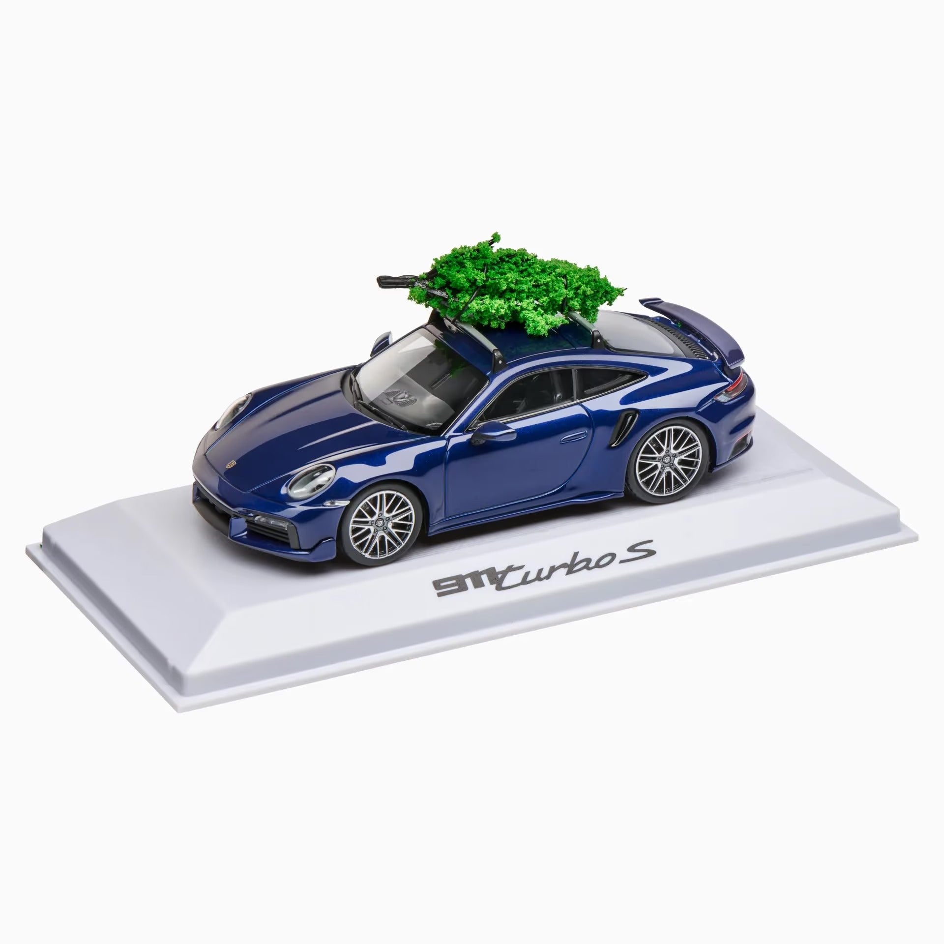 Porsche 911 Turbo S (992) 1:43 Scale Model Car - Gentian Blue