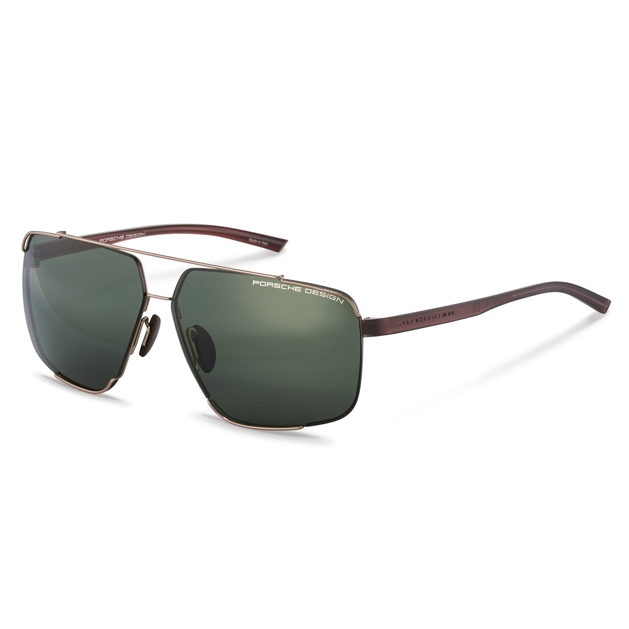 Porsche Design P'8681 Sunglasses - Gold/Brown – Porsche Exchange