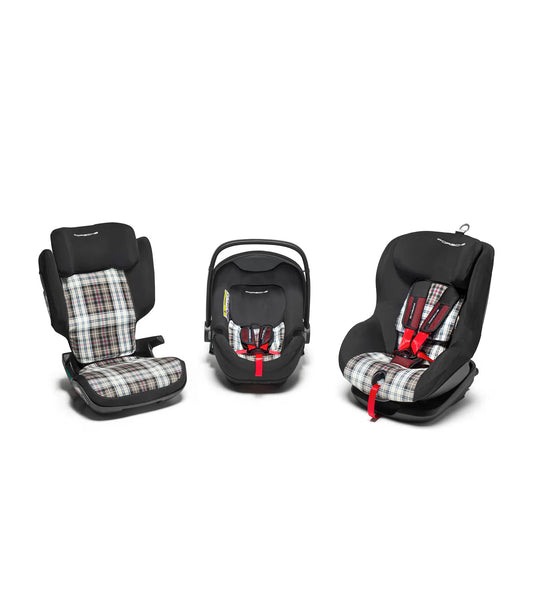 Porsche Child Seat Covers In Heritage Design - Turbo 50 Tartan