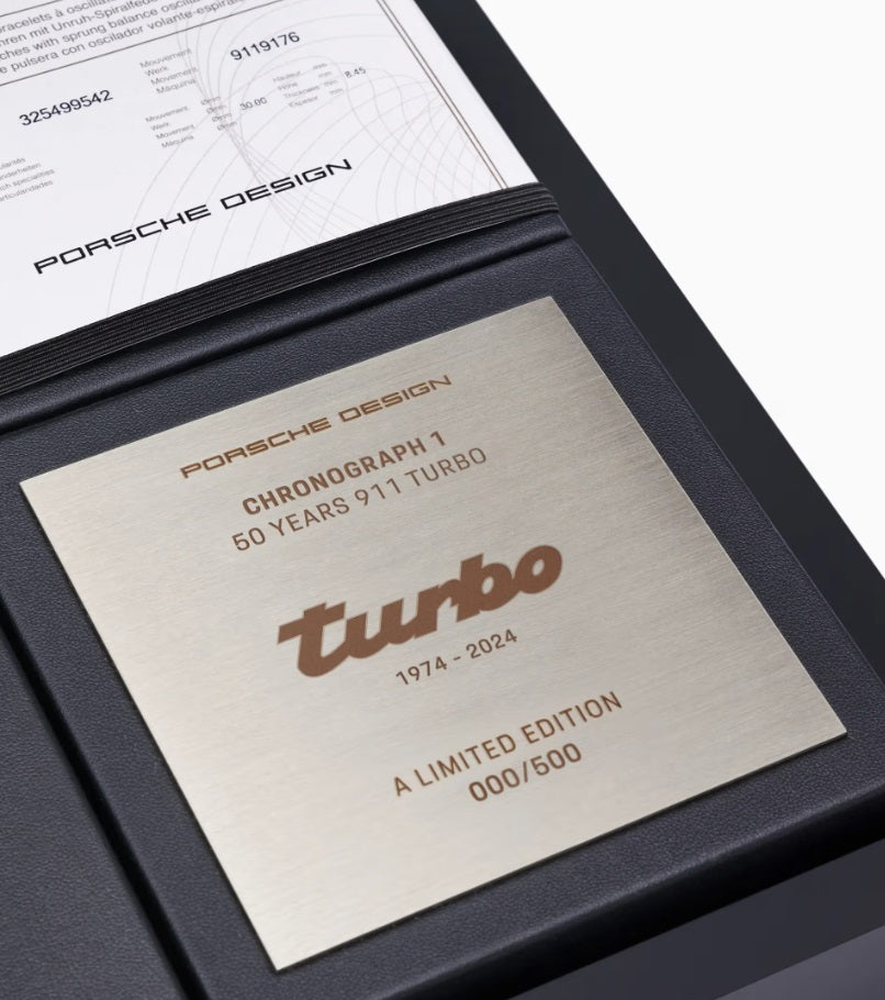 Porsche Design Chronograph 1 – 50 Years 911 Turbo Edition