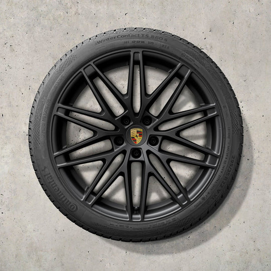 22" Macan RS Spyder Design BEV winter set - Satin Black