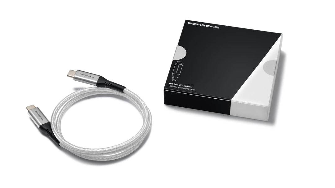 Porsche USB Type-C Charging Cable - Silver