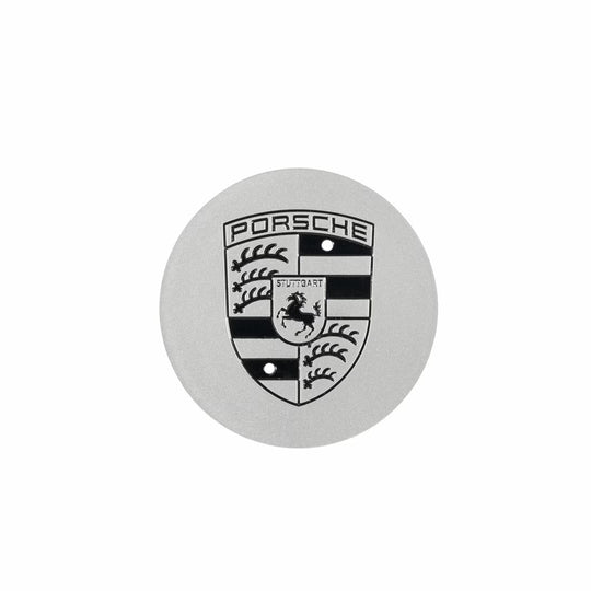 Porsche Center Cap With Crest (986) - Silver/Black