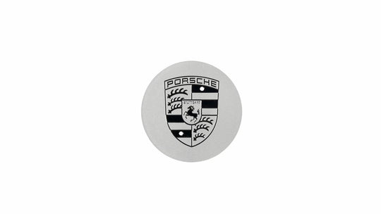 Porsche Center Cap With Crest (986) - Silver/Black