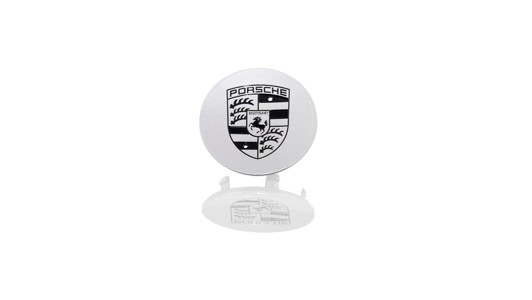 Porsche Center Cap With Crest (986) - Silver/Black