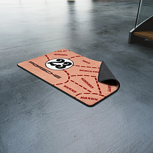 Porsche Garage Shop Mat, Carpet - Small