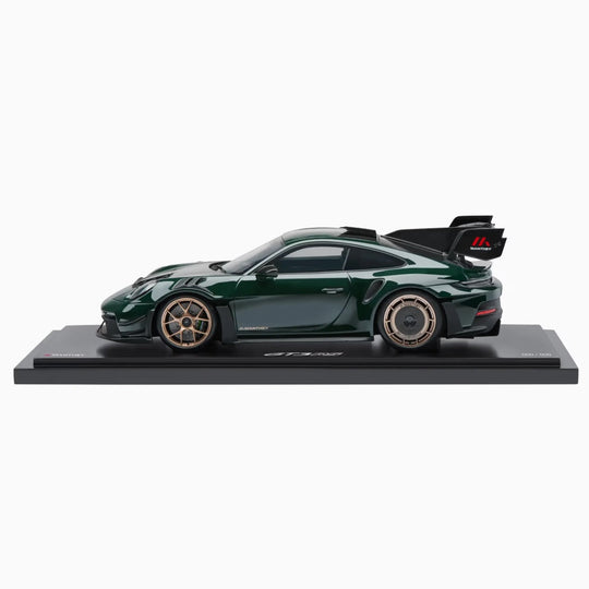 Porsche 911 GT3 RS (992) with Manthey Kit , 1:18 Scale Model Car - Brewster Green