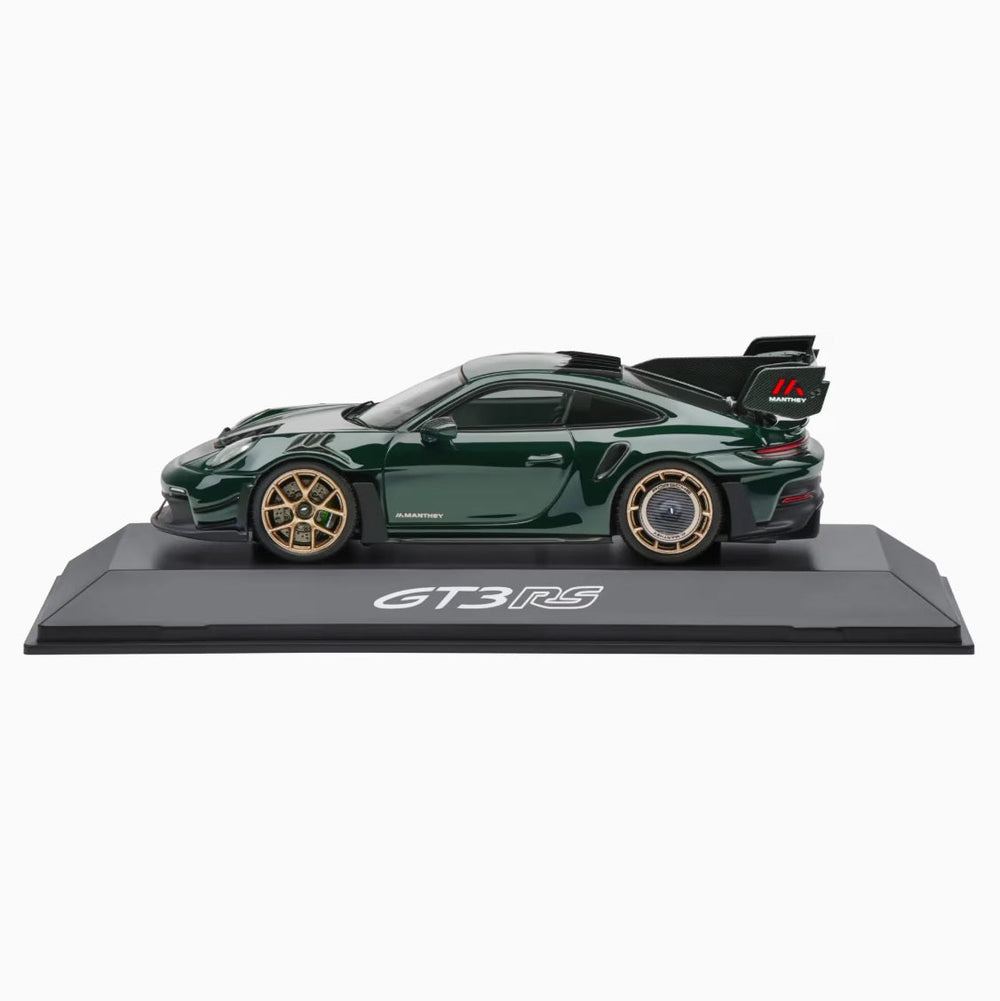 Porsche 911 GT3 RS (992) W/Manthey Kit, 1:43 Scale Model Car - Brewster Green