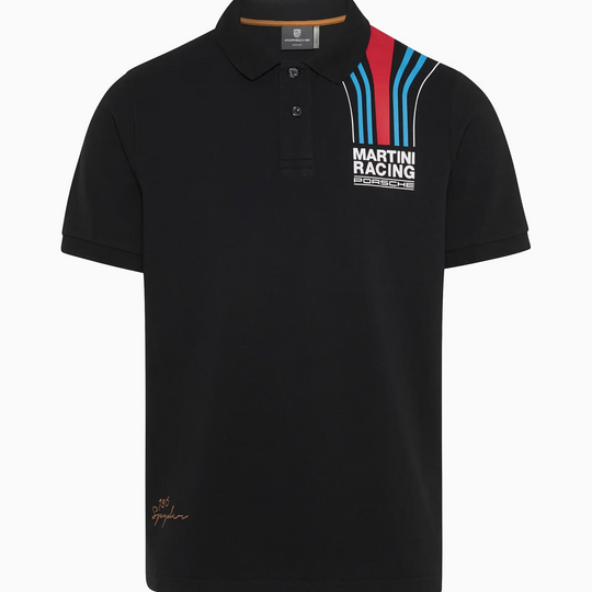 Porsche Men's Polo Shirt - Martini Racing