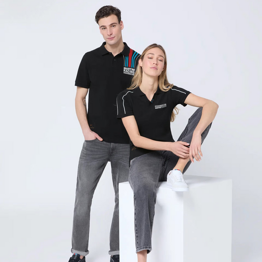 Porsche Men's Polo Shirt - Martini Racing