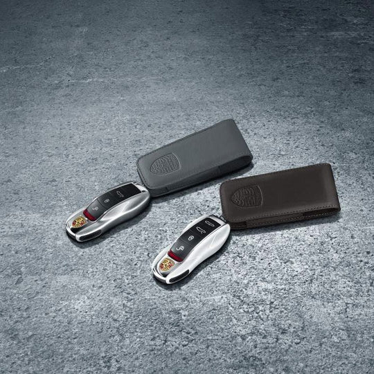 Porsche Key Pouch In Leather