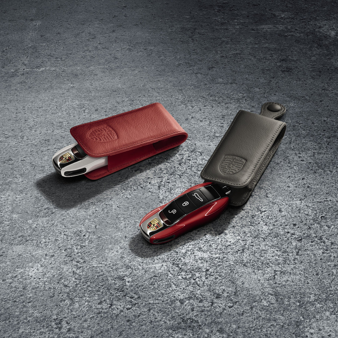 Porsche Key Pouch In Leather