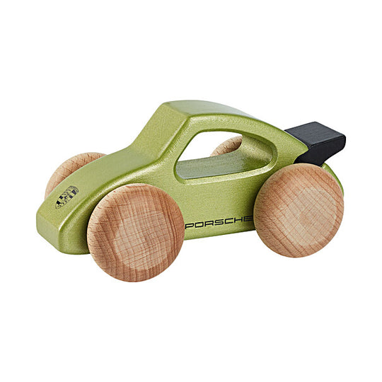 Porsche Kids 911 Wooden Car - Cartagena Yellow Metallic