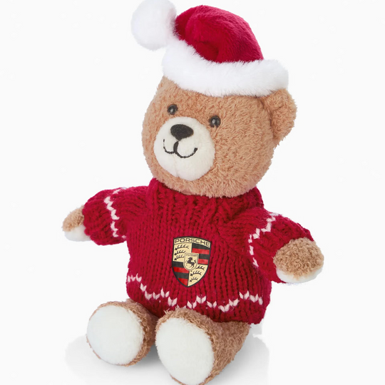Porsche Teddy Bear Key Ring - Christmas Bear