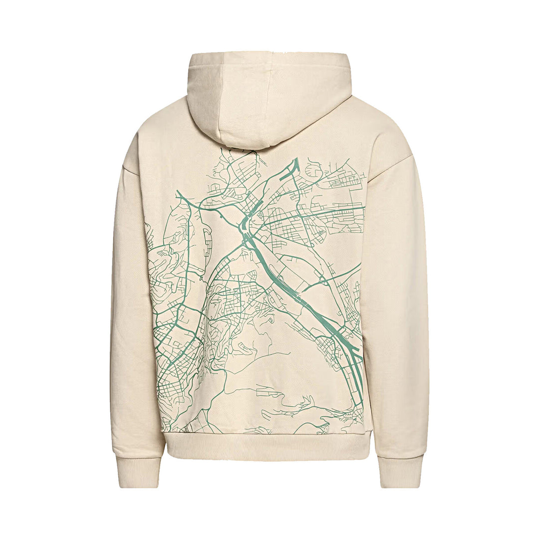 Porsche Unisex Hoodie (Beige) - Cayenne Electric Urban