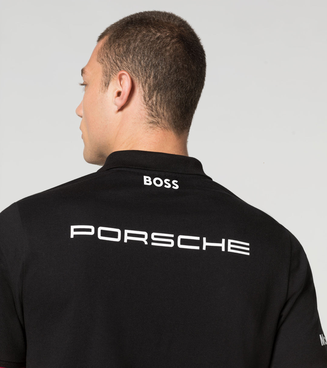 Porsche Men's Boss Polo (Black)- Motorsport