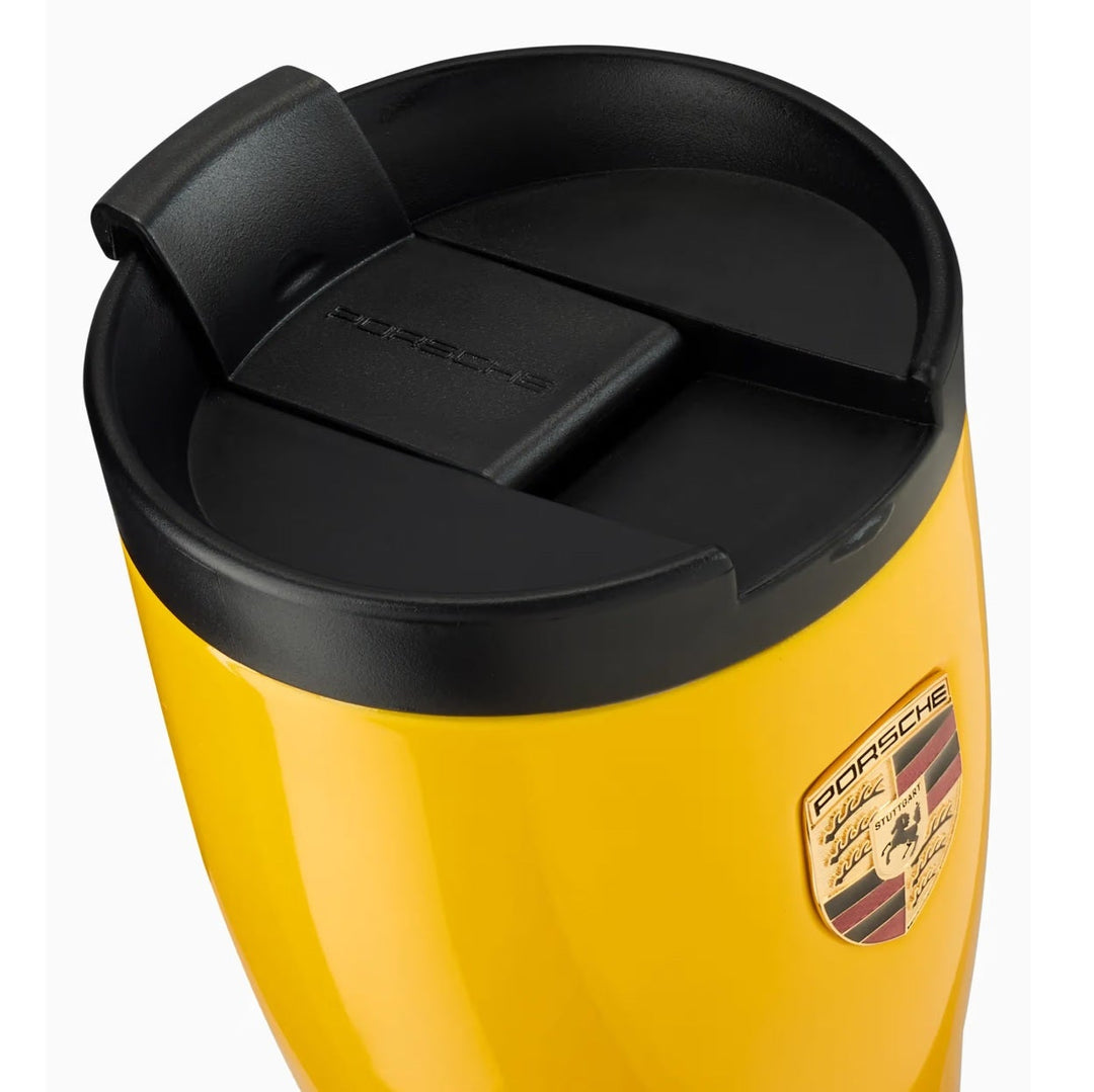 Porsche Thermal Travel Mug - Yellow