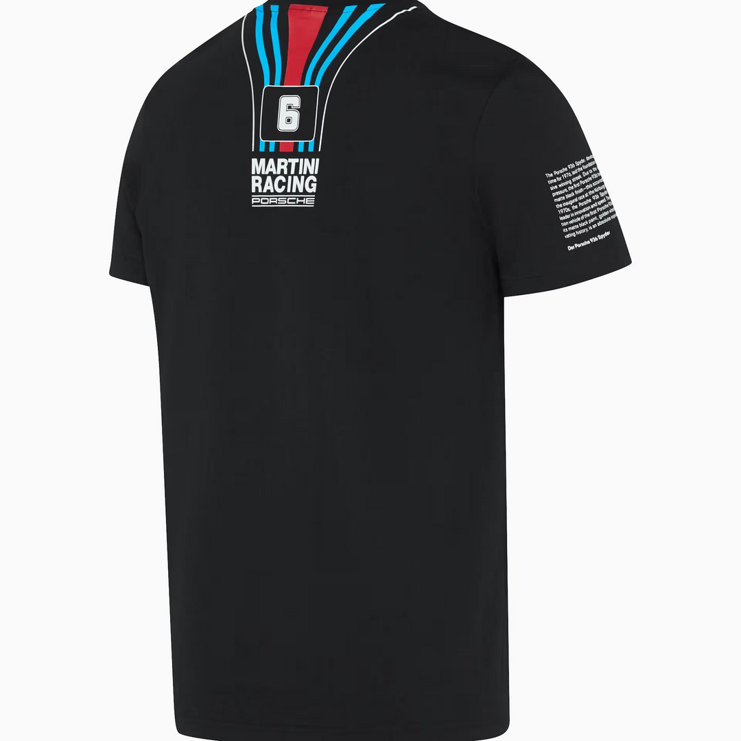 Porsche Men's T-Shirt (Black) Martini Racing – Porsche Exchange