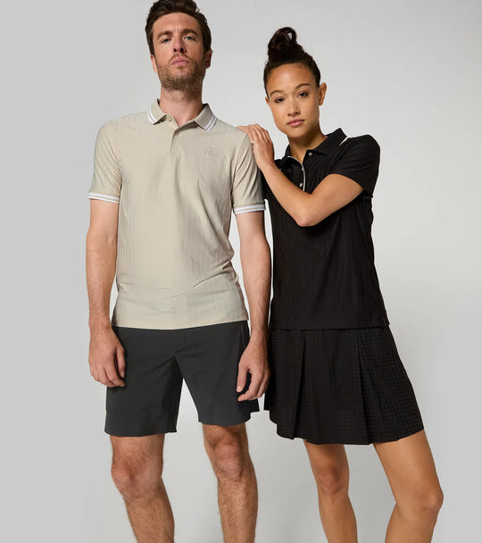 Porsche x Puma Men's Beige Polo Shirt - 911 Targa 60Y