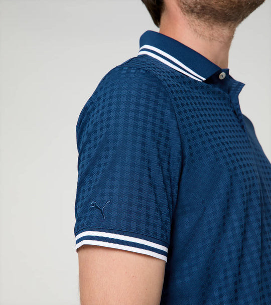 Porsche x Puma Men's Blue Polo Shirt - 911 Targa 60Y