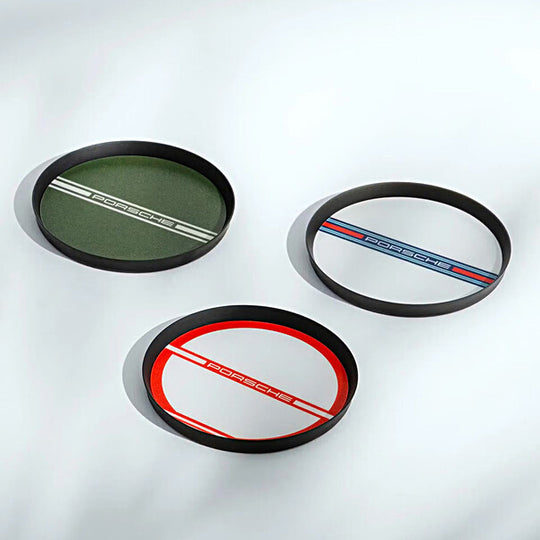 Porsche Cup Holder Insert Set / Coaster (85 mm) - Macan / Taycan