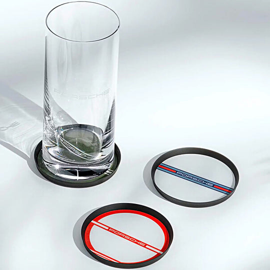 Porsche Cup Holder Insert Set / Coaster (85 mm) - Macan / Taycan