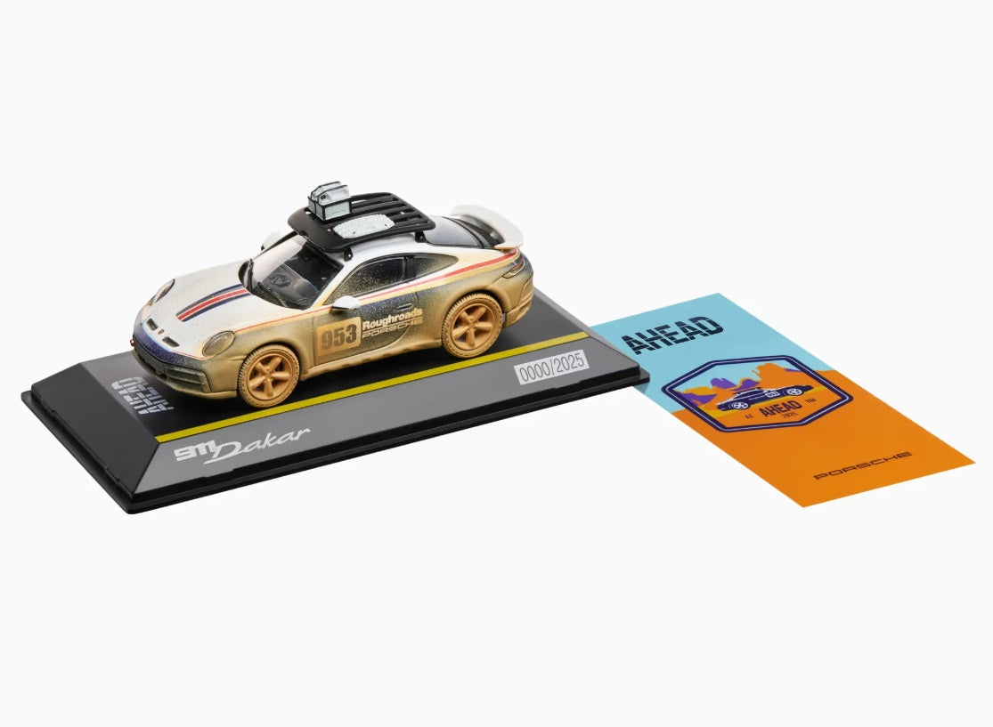 Porsche 911 Dakar 1:43 ミニカー Porsche 911 Dakar (992) , 1:43 Scale Model Car - AHEAD Roughroads