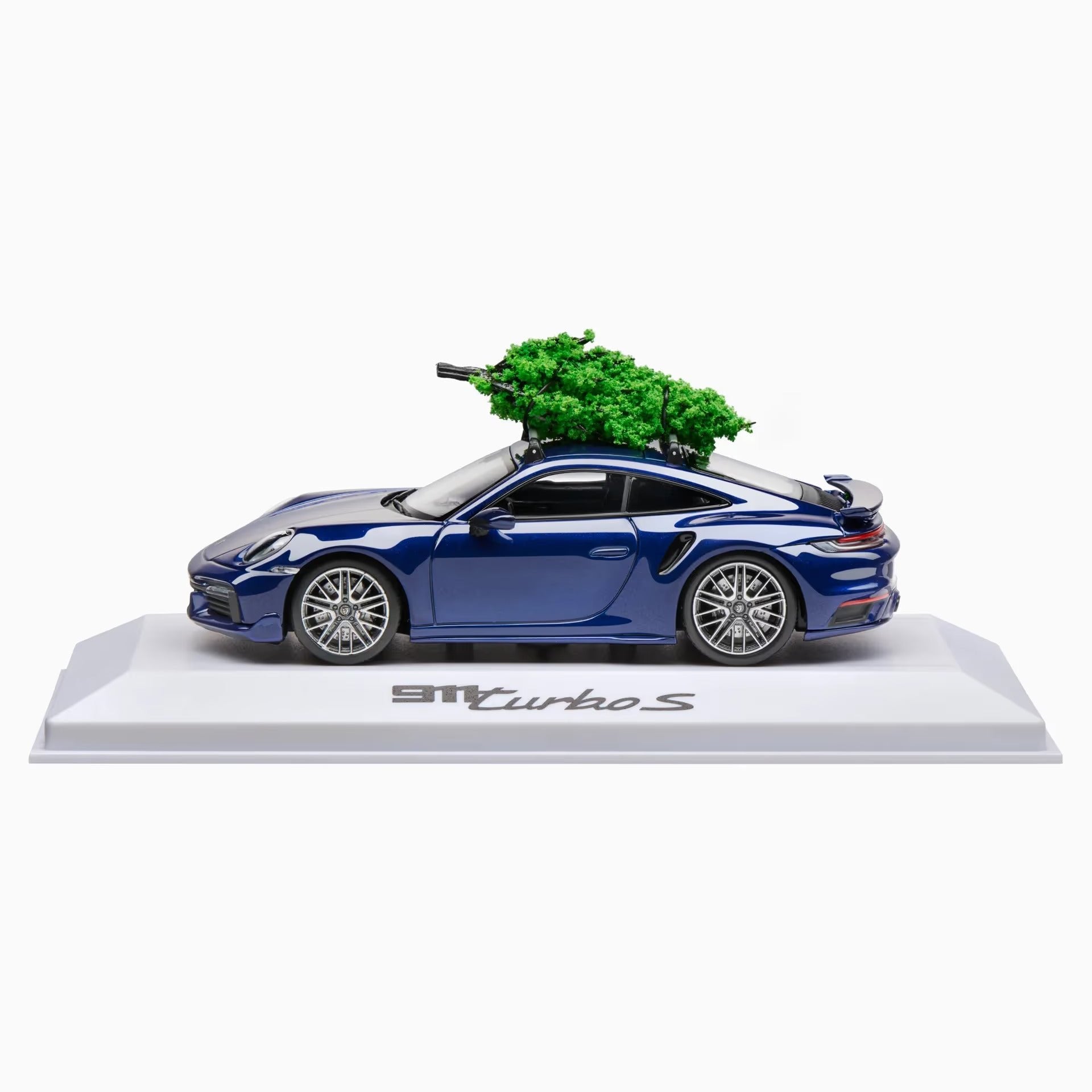 Porsche 911 Turbo S (992) 1:43 Scale Model Car - Gentian Blue