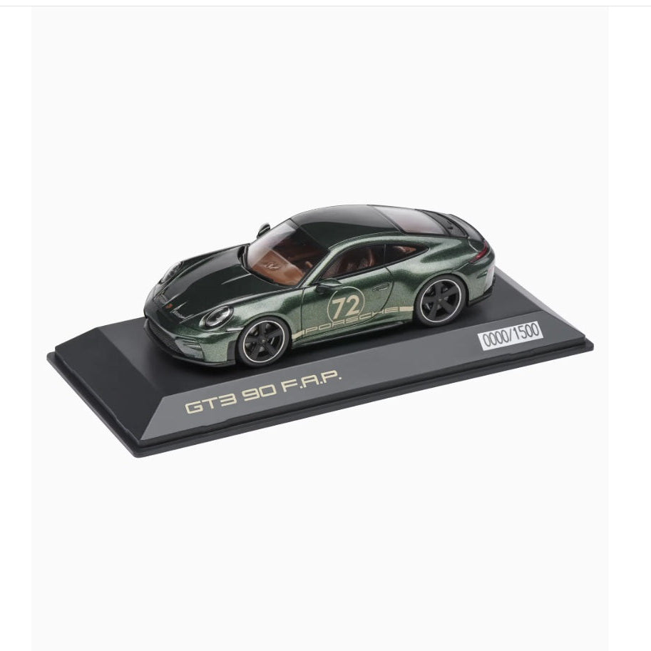 Porsche 911 GT3 90 F.A.P (992.2) , 1:43 Scale Model Car - Green