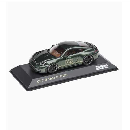 Porsche 911 GT3 90 F.A.P (992.2) , 1:43 Scale Model Car - Green