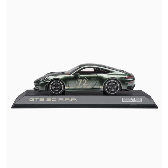 Porsche 911 GT3 90 F.A.P (992.2) , 1:43 Scale Model Car - Green